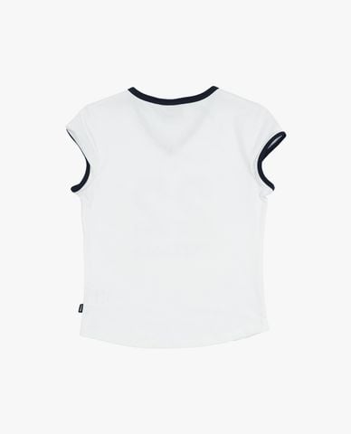  GOLA - Áo thun nữ cổ V tay ngắn phom croptop 