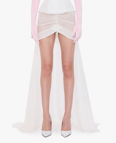  FANCì CLUB - Chân váy maxi xuyên thấu Slow Reveal 