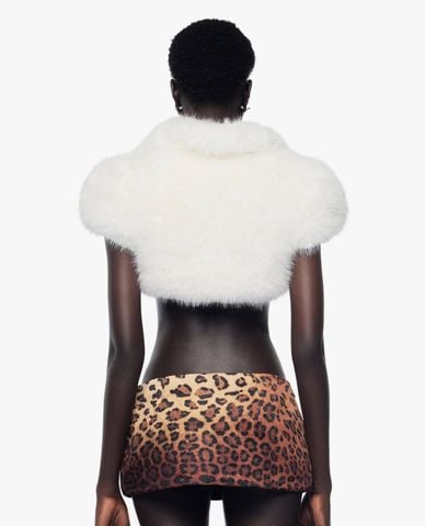  FANCì CLUB - Áo khoác lông nữ phom croptop Karolina 