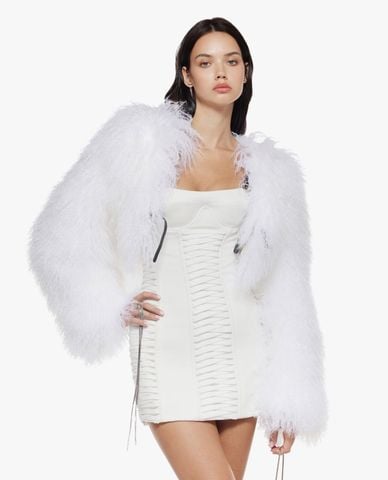  FANCì CLUB - Áo khoác lông nữ phom croptop Candy 