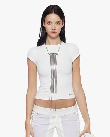  FANCì CLUB - Áo thun nữ cổ tròn tay ngắn Core 