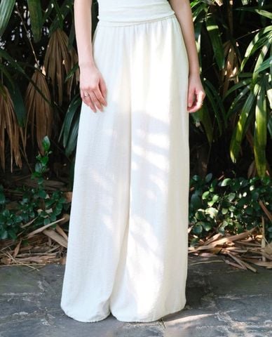  DEZUS - Quần nữ ống rộng lưng thun Eternity 