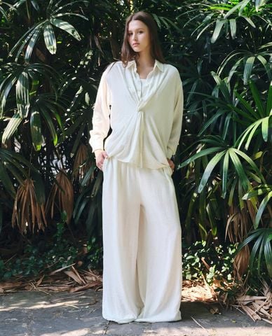  DEZUS - Quần nữ ống rộng lưng thun Eternity 