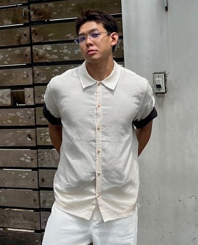  DEZUS - Áo sơ mi nam cổ bẻ tay ngắn Albert 