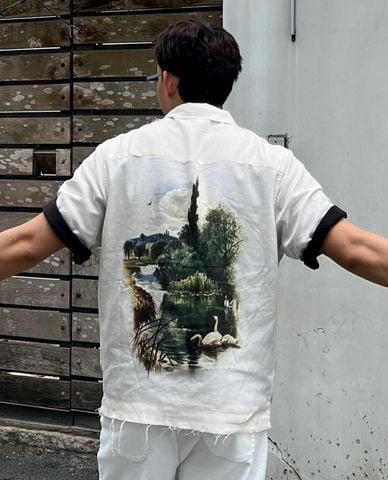  DEZUS - Áo sơ mi nam cổ bẻ tay ngắn Albert 