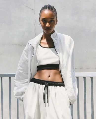  DEZUS - Áo khoác thể thao nữ cổ trụ tay dài Sebastian 