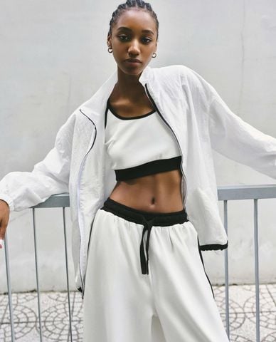  DEZUS - Áo khoác thể thao nữ cổ trụ tay dài Sebastian 