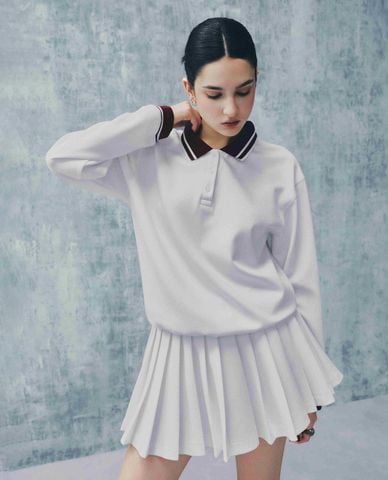  DEZUS - Chân váy xếp li mini Shazim 