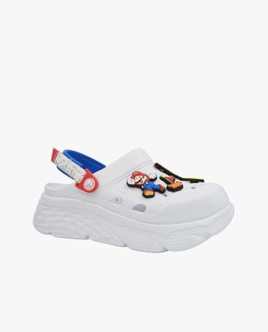  SKECHERS - Giày clog nữ Foamies x Nintendo Super Mario 