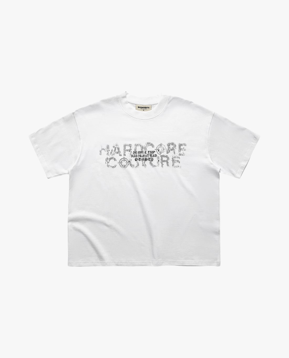 BAD HABITS - Áo thun unisex cổ tròn tay ngắn No Rule