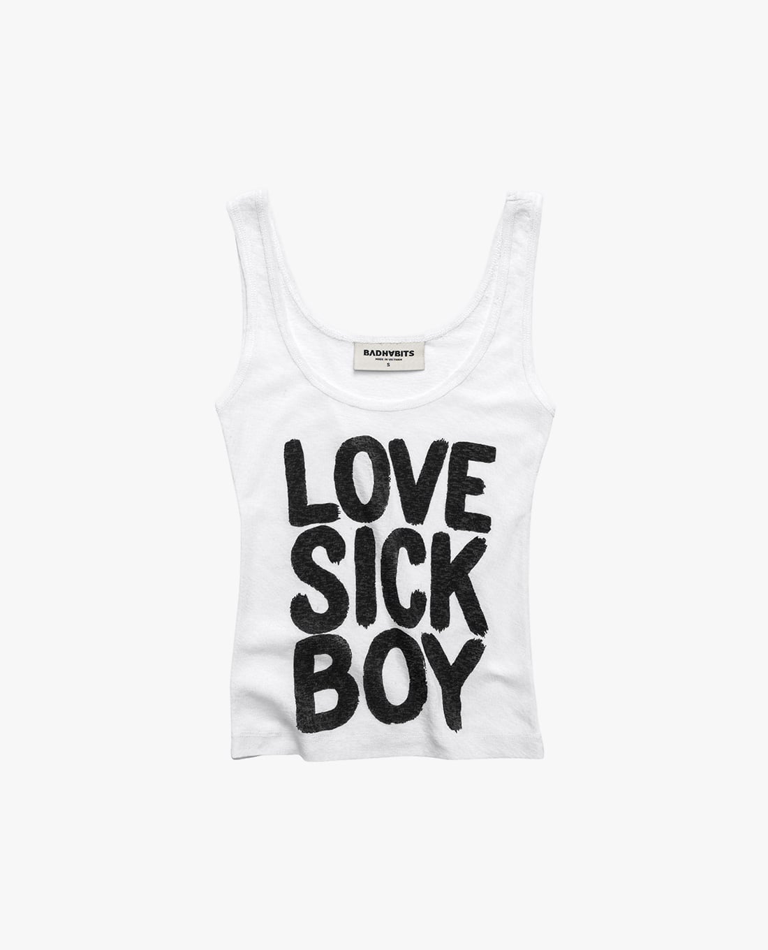 BAD HABITS - Áo ba lỗ nữ cổ tròn Love Sick Boy