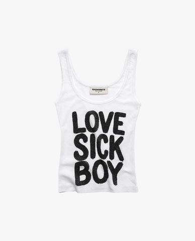  BAD HABITS - Áo ba lỗ nữ cổ tròn Love Sick Boy 