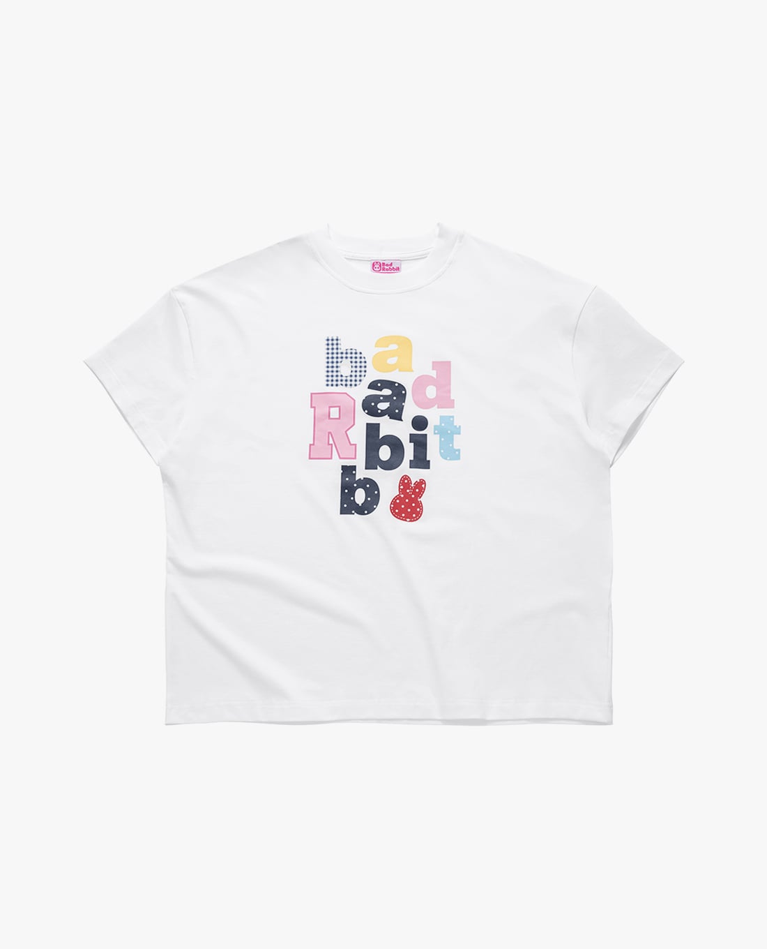 BAD RABBIT CLUB - Áo thun unisex cổ tròn tay ngắn Palettie