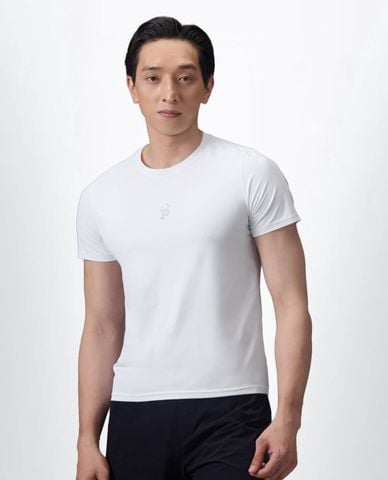  PILI - Áo thun thể thao nam tay ngắn phối logo 
