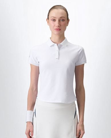 PILI - Áo polo nữ cổ bẻ tay ngắn phom croptop 