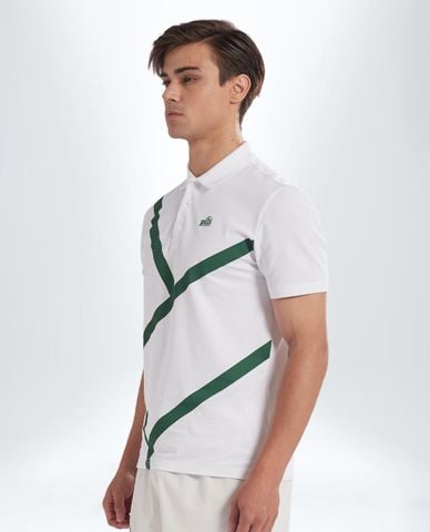  PILI - Áo polo nam tay ngắn họa tiết đường kẻ 
