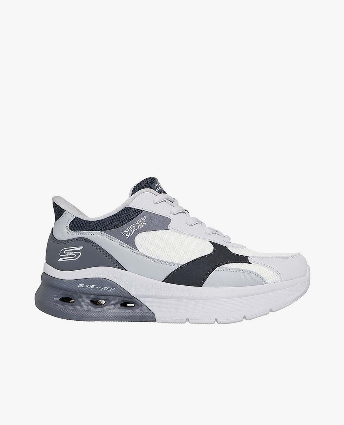 SKECHERS - Giày slip on nam BOBS Arc Waves 2.0