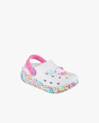  SKECHERS - Giày clog bé gái JGoldcrown Cutie Pops 