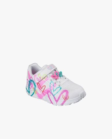  SKECHERS - Giày sneakers bé gái cổ thấp Street Uno Lite 