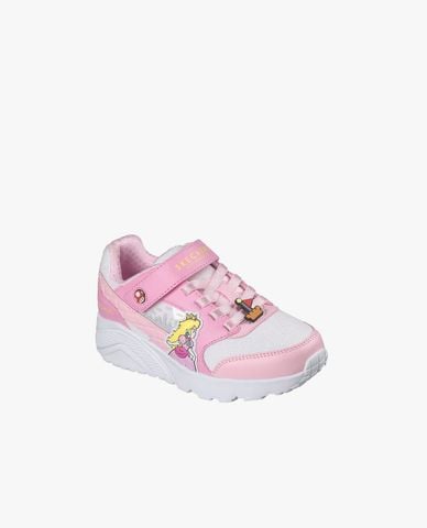  SKECHERS - Giày sneakers bé gái cổ thấp Nintendo Super Mario 