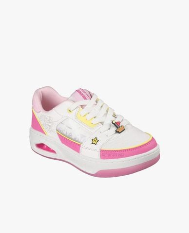  SKECHERS - Giày sneakers nữ cổ thấp Nintendo Super Mario 