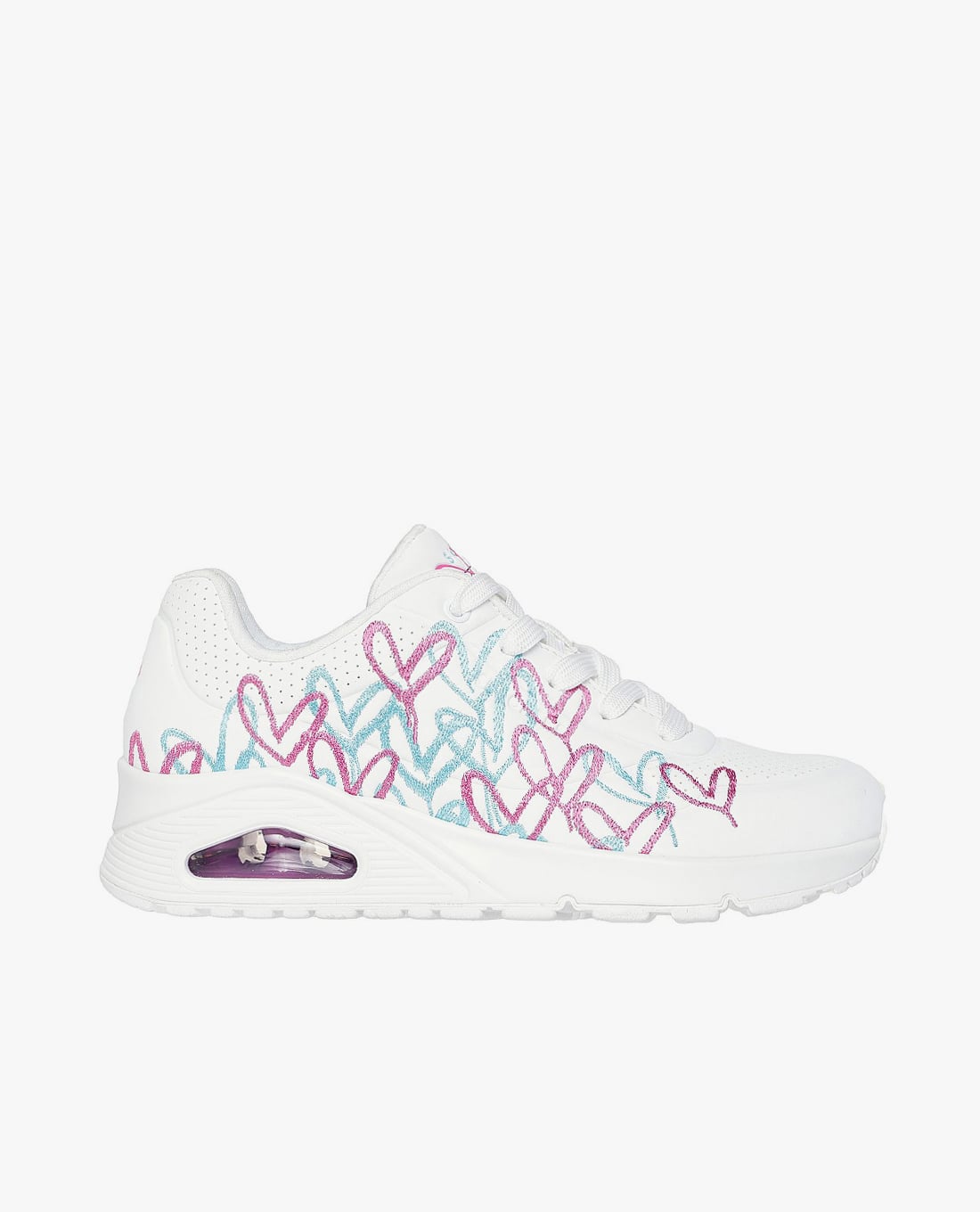 SKECHERS - Giày sneakers nữ cổ thấp Uno x JGoldcrown