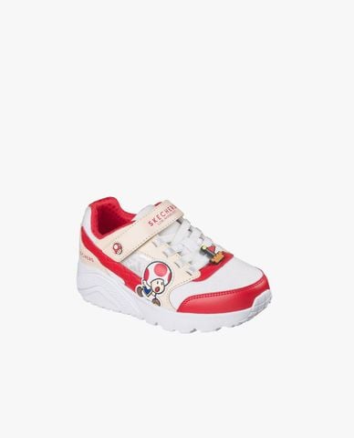 SKECHERS - Giày sneakers bé gái cổ thấp Nintendo Super Mario 