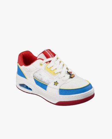  SKECHERS - Giày sneakers nữ cổ thấp Nintendo Super Mario 