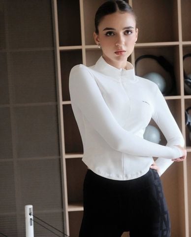  OLABEN - Áo khoác thể thao nữ cổ trụ Butterluxe 