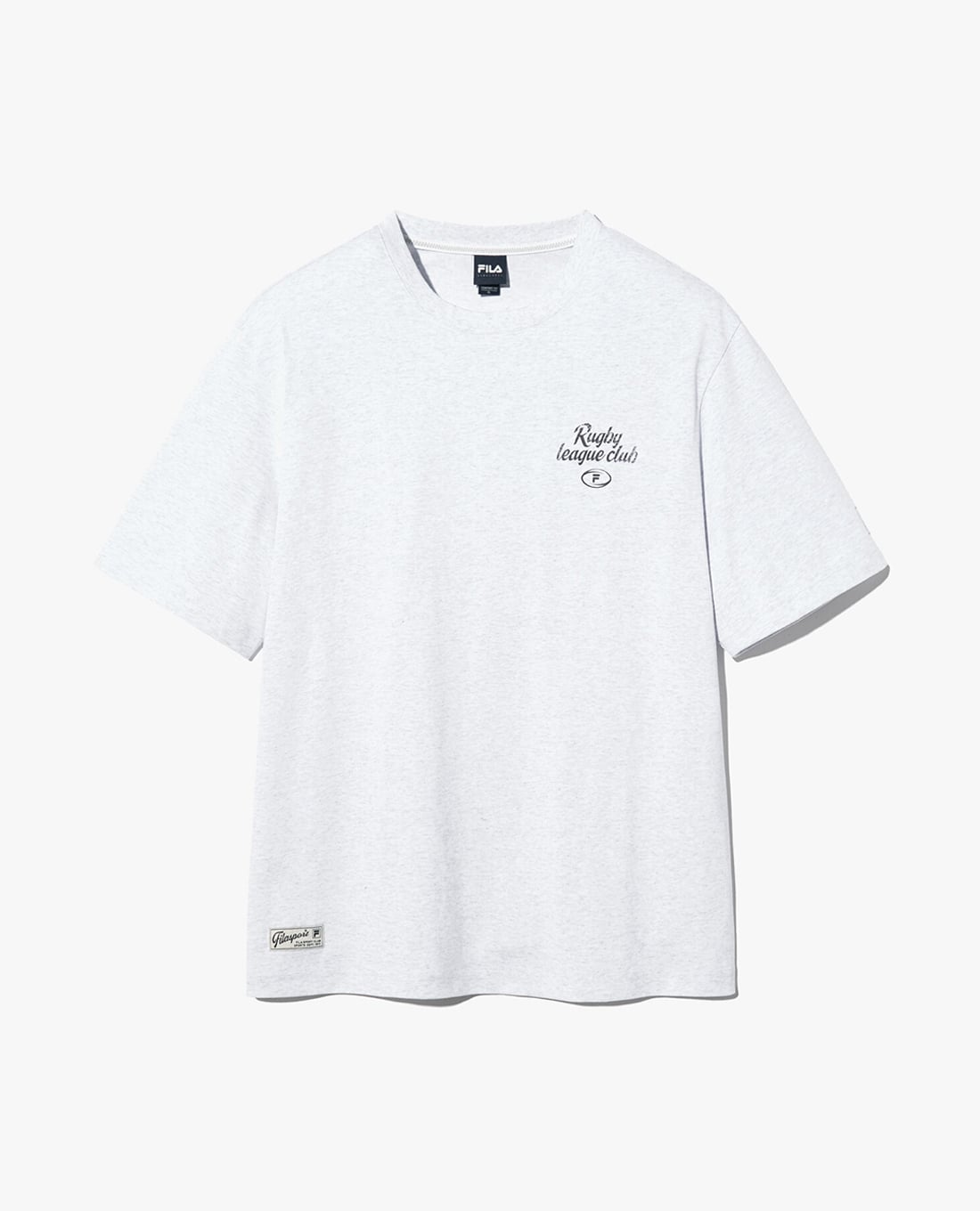 FILA - Áo thun unisex cổ tròn tay ngắn Rugby Graphic