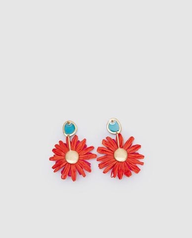  URBAN REVIVO - Khuyên tai nữ phối đá rực rỡ 