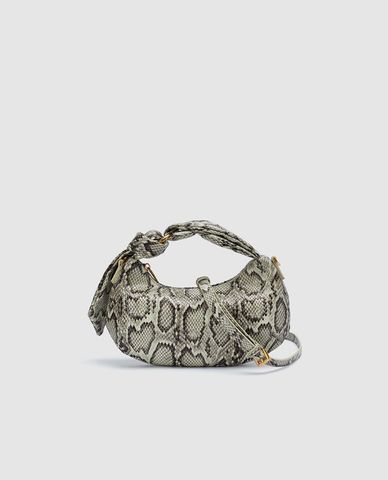  URBAN REVIVO - Túi đeo vai nữ phom bán nguyệt cá tính 