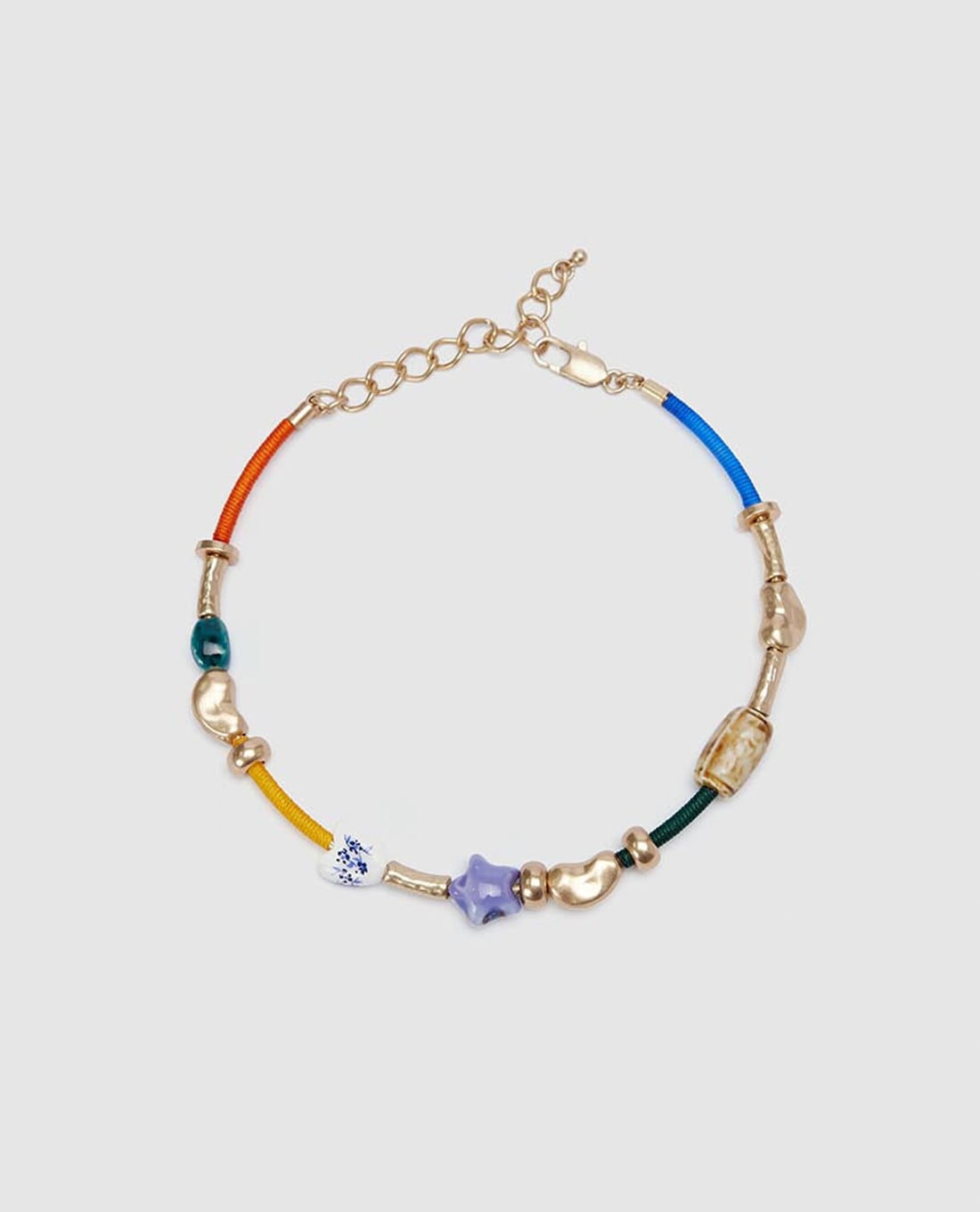 URBAN REVIVO - Vòng cổ nữ phối charm đa sắc