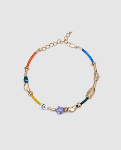  URBAN REVIVO - Vòng cổ nữ phối charm đa sắc 