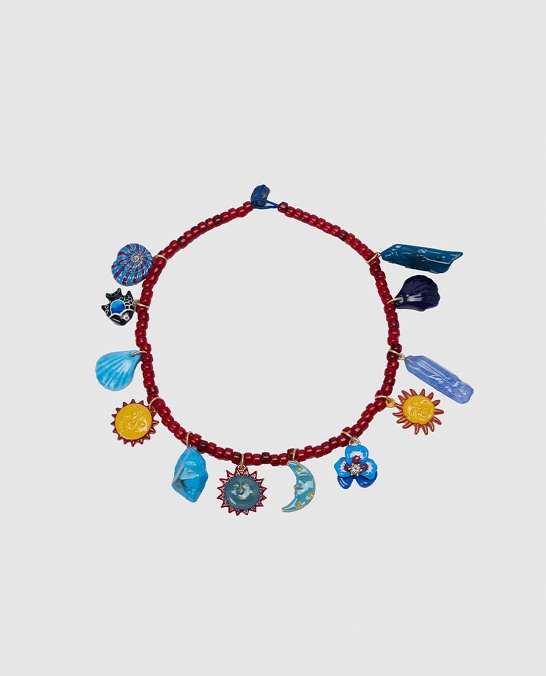 URBAN REVIVO - Vòng cổ nữ phối charm biểu tượng nghệ thuật