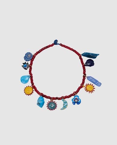  URBAN REVIVO - Vòng cổ nữ phối charm biểu tượng nghệ thuật 