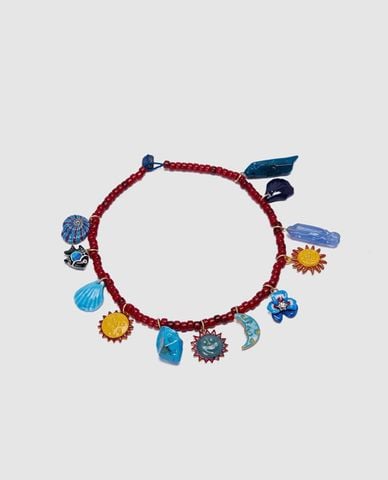  URBAN REVIVO - Vòng cổ nữ phối charm biểu tượng nghệ thuật 