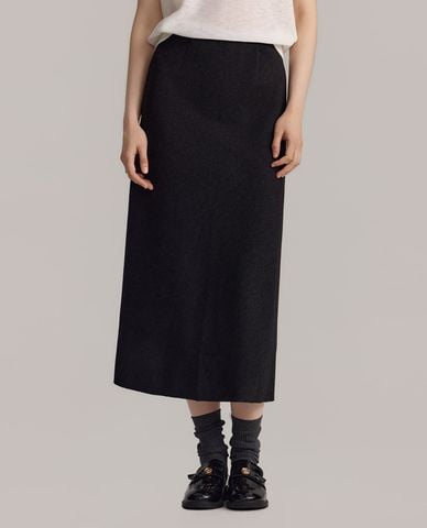  USPA - Chân váy chữ A midi dáng xòe 