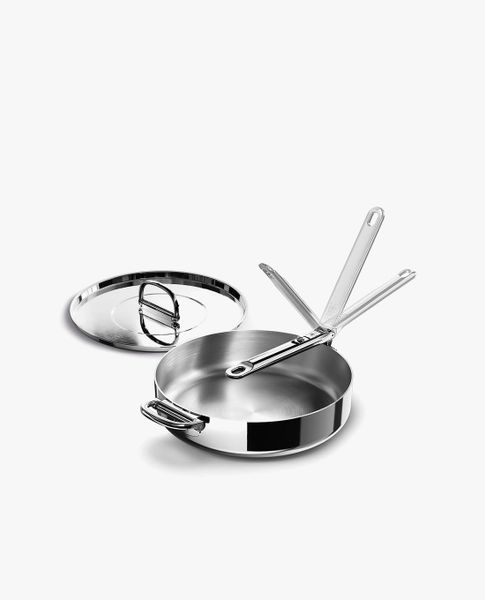  JOSEPH JOSEPH - Chảo inox tay cầm gấp gọn kèm nắp tiện lợi 
