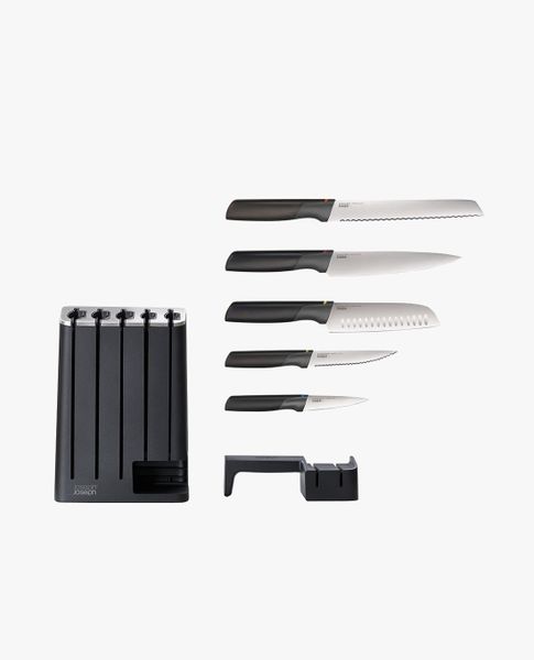  JOSEPH JOSEPH - Bộ dao 5 món kèm hộp đựng và dụng cụ mài 