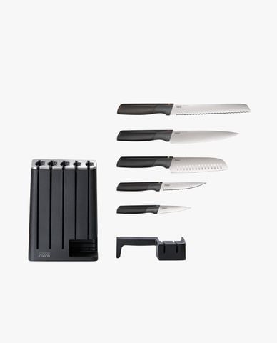  JOSEPH JOSEPH - Bộ dao 5 món kèm hộp đựng và dụng cụ mài 