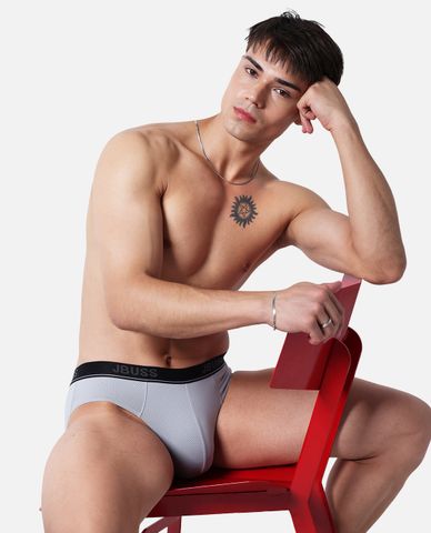  JBUSS - Quần lót nam dáng brief polyester trơn 