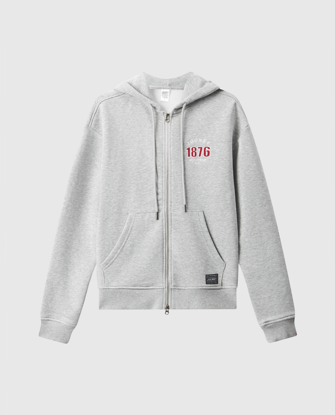 JOCKEY - Áo khoác phối mũ unisex cotton cvc