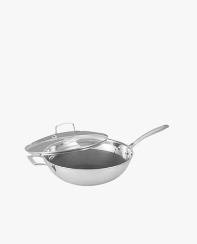  LA GOURMET - Chảo chống dính inox 5 lớp tổ ong lòng sâu Galactic 