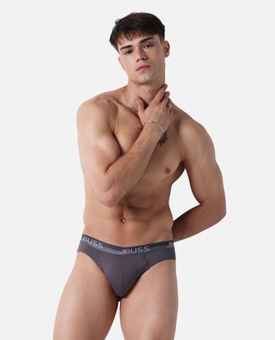  JBUSS - Quần lót nam dáng brieft cotton trơn 