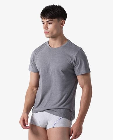  JBUSS - Áo thun nam cổ tròn tay ngắn phom suông 