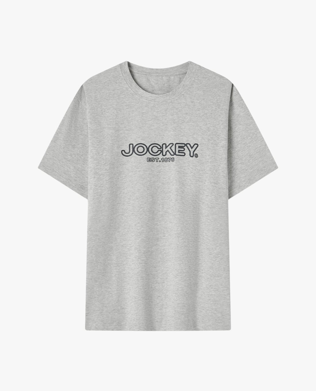 JOCKEY - Áo thun nam cổ tròn tay ngắn in logo