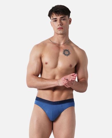  J.BUSS - Quần lót nam dáng brieft bamboo trơn 