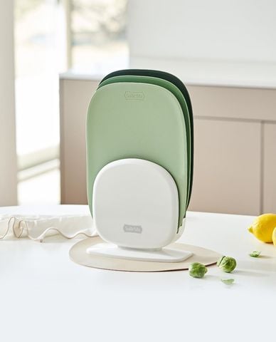  SALLEMA - Bộ 3 thớt kháng khuẩn Macaron TPU 