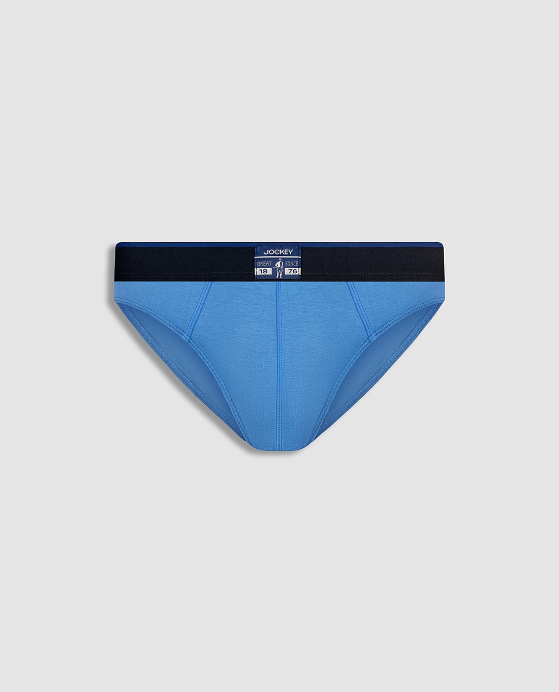 JOCKEY - Quần lót nam dáng brief cạp viền phối logo
